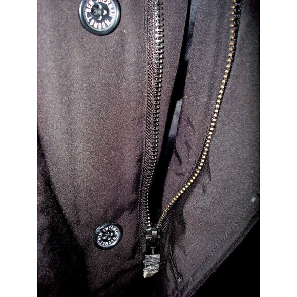 New NWT Mens M $300 Ben Sherman London Down Blend Coat Removable Hood Black Warm - Picture 4 of 14